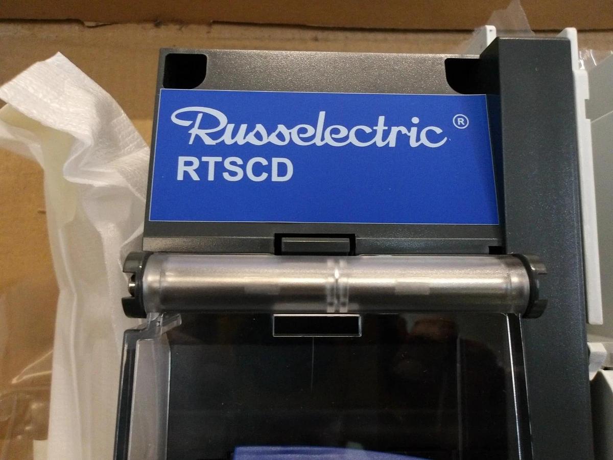 Used RUSSELECTRIC RTSCD AUTOMATIC TRANSFER SWITCH 200 AMP, #122116G NEW