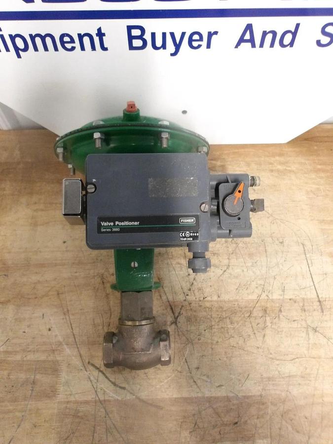 Used FISHER 3/4" BRASS CONTROL VALVE 32.24588, #101217G USED