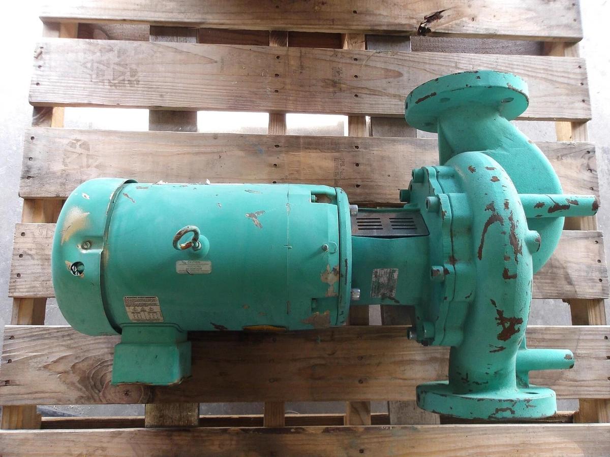 Used WILO 3" PUMP W/ 7.5 HP MOTOR, #1111045G NEW