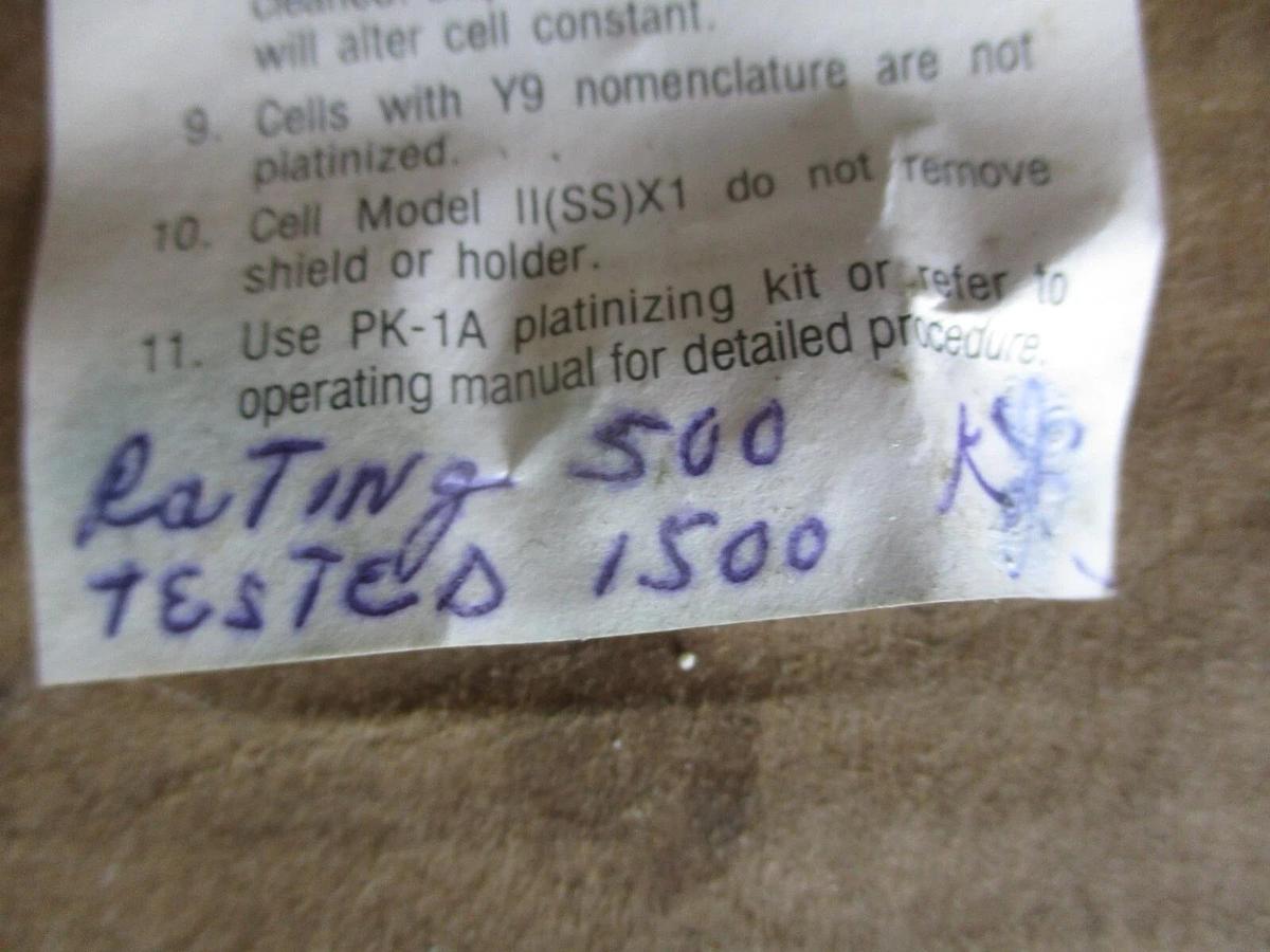 ROSEMOUNT 265-10758625 SCREW-IN CELL SENSOR, #710323J NIB
