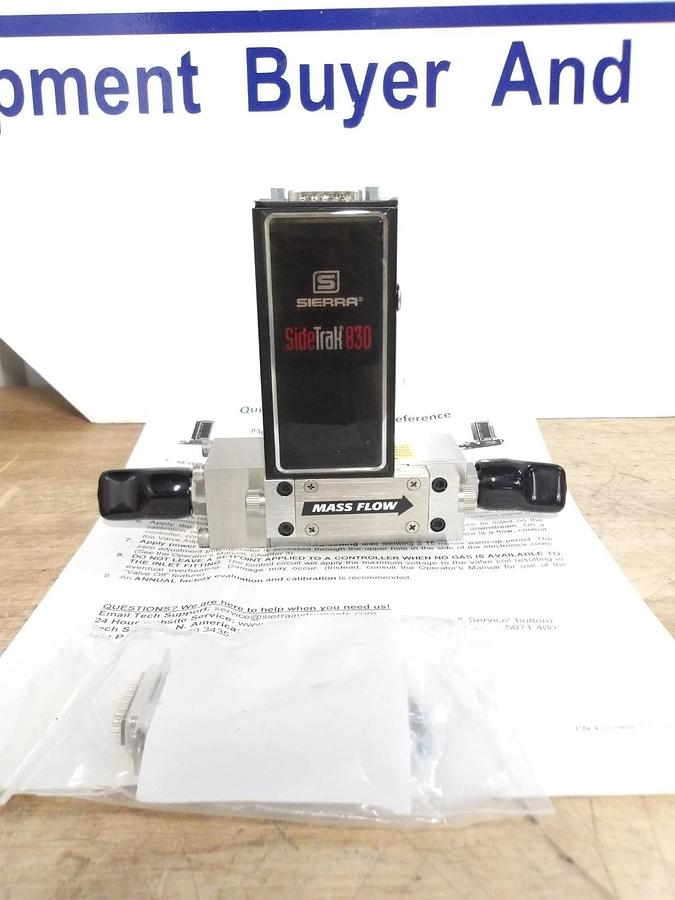 SIERRA 830M-3-OVI-D-V1 SIDETRAK 800 MASS FLOW CONTROLLER, #515932G NIB