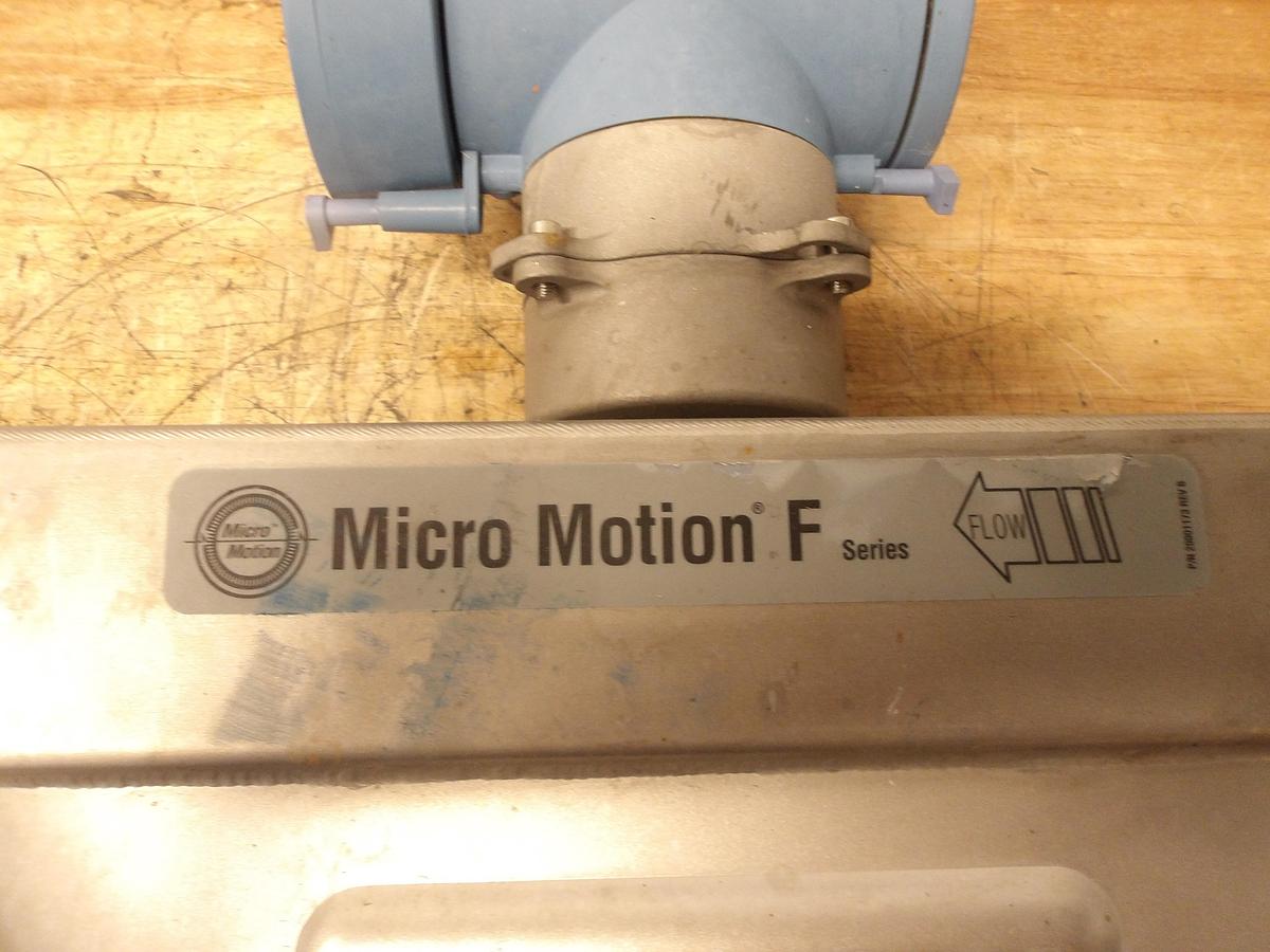 Used MICROMOTION F SERIES 1" MASS FLOW METER