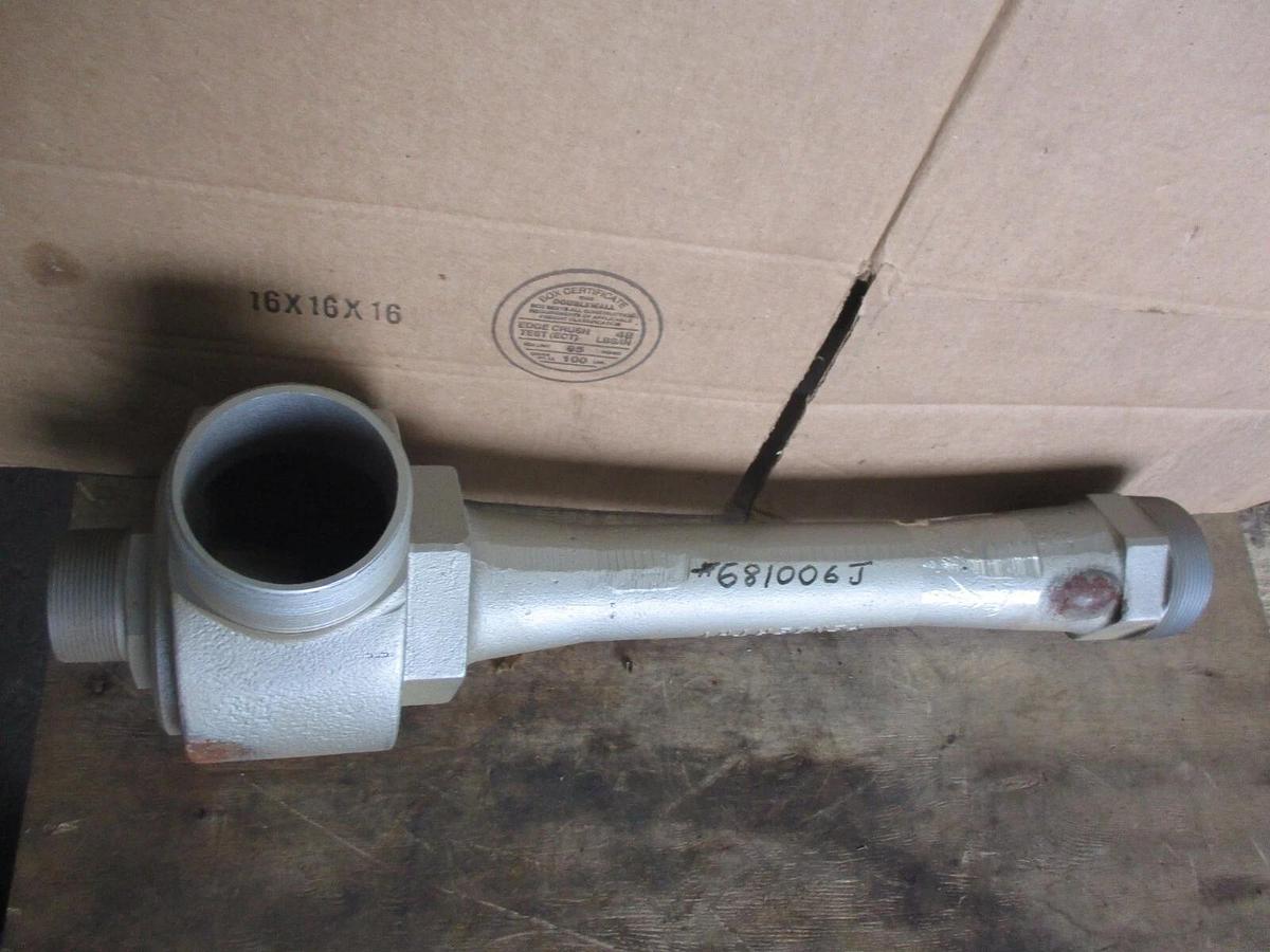 Used PENBERTHY ELL 3 CAST METAL JET PUMP 57059-010, 3" X 2", #681006J NEW