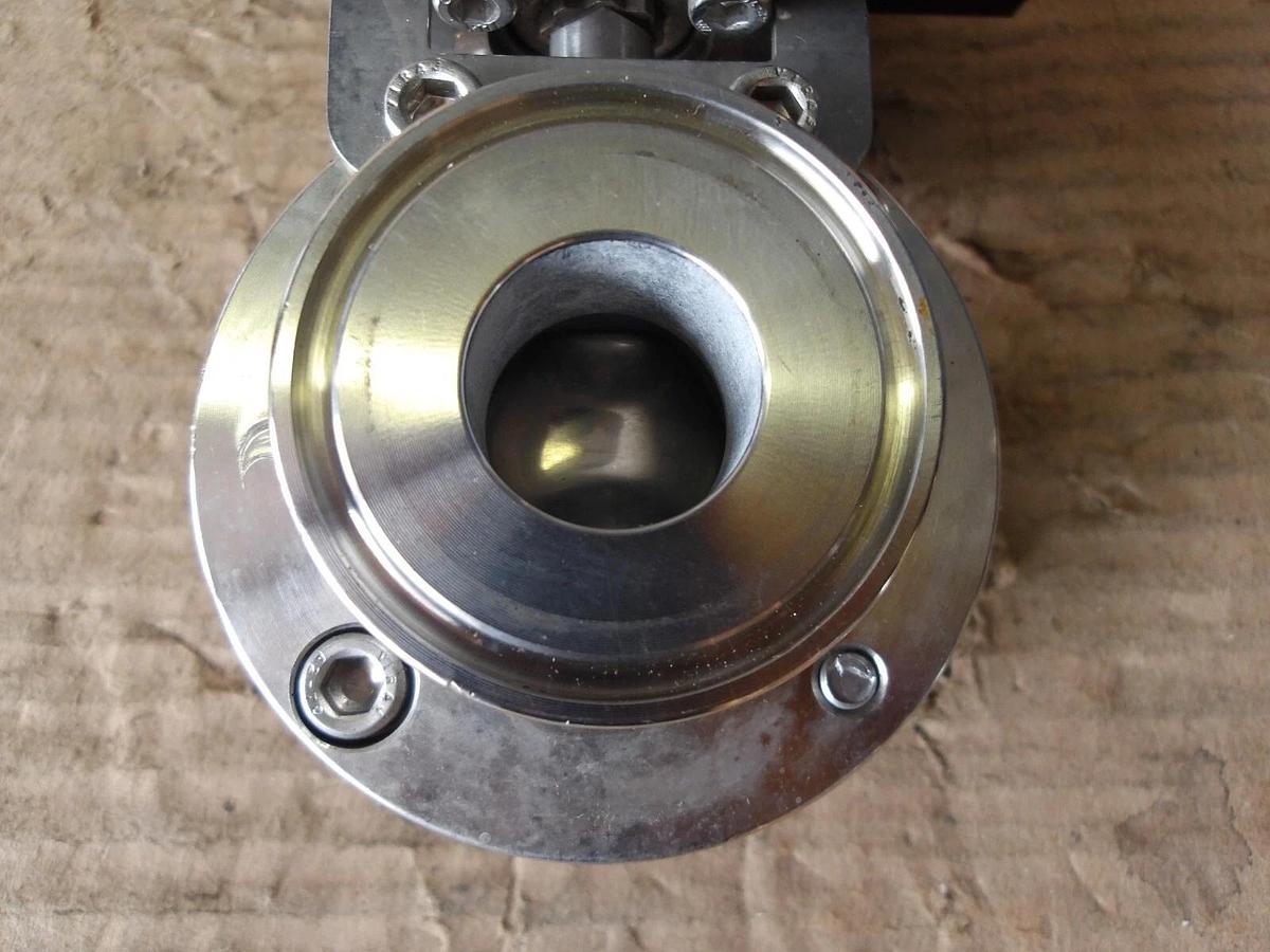 Used EVIAN VALVES EV561/EV17 TRI-CLOVER BUTTERFLY VALVE, #87153G USED
