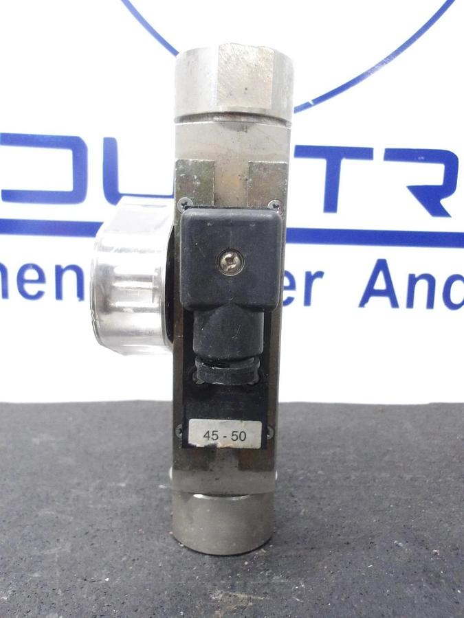 Used KOBOLD 1" FLOW TUBE & SWITCH VKM3111R0R250B, #3261006G NEW