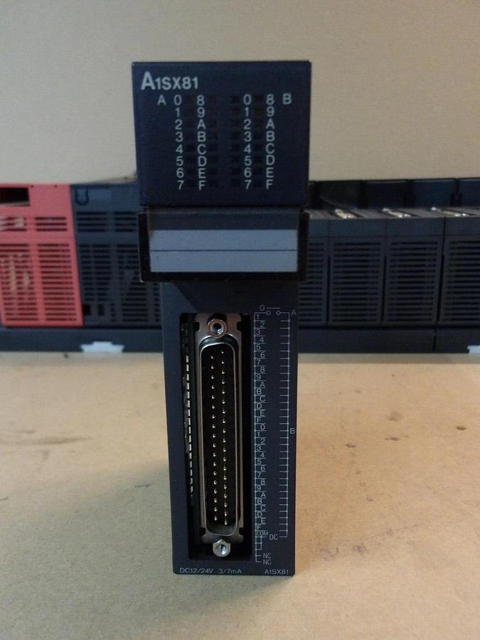 Used MITSUBISHI CPU A2SHCPU POWER SUPPLY, 7 CARDS, #44330G USED