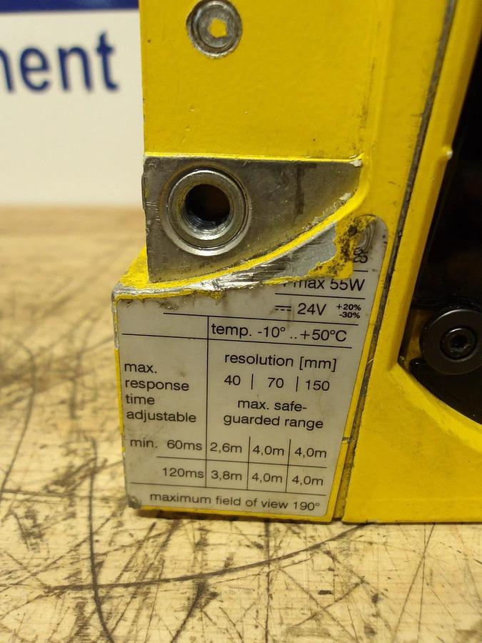 Used SICK S30A-4011CA SAFETY SCANNER, 24 V, #226953G (PARTS ONLY)