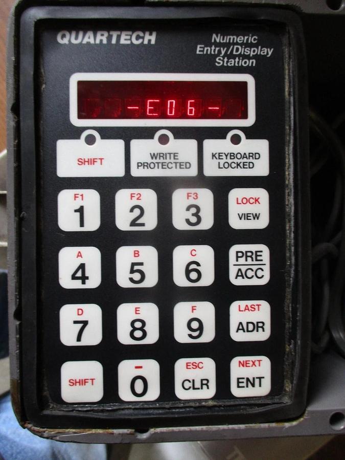 Used QUARTECH NUMERIC ENTRY / DISPLAY STATION 115 V, #4251016J USED