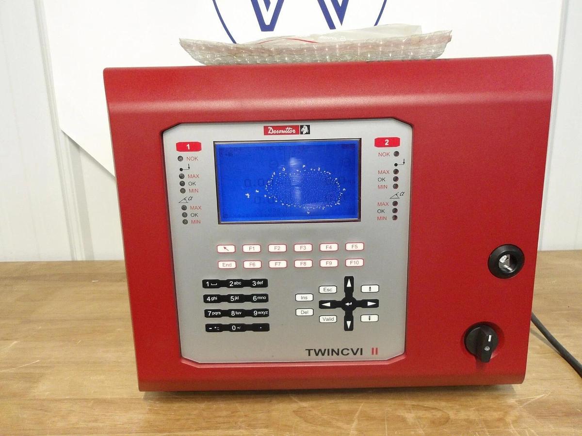 Used DESOUTTER 6159326650 TWIN CV1 II TOOL CONTROLLER, #2181030G NEW