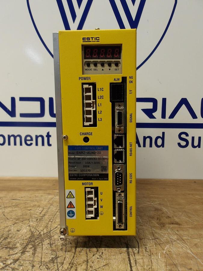 Used ESTIC ENRZ-AU40-20 AXIS CONTROL UNIT, #1222755G USED
