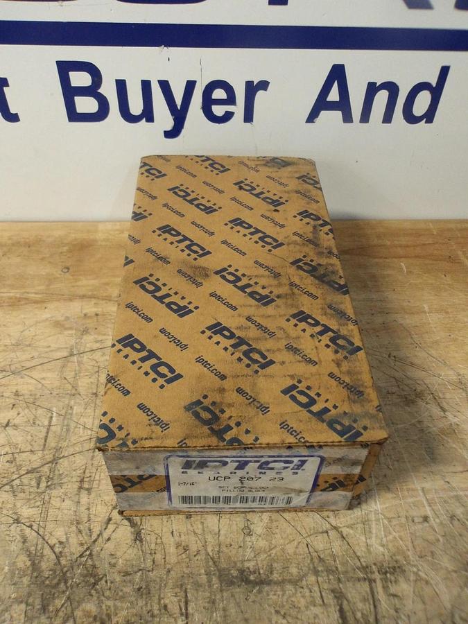 IPTCI UCP207-23 PILLOW BLOCK BEARING 1-7/16" BORE, #728304G NIB