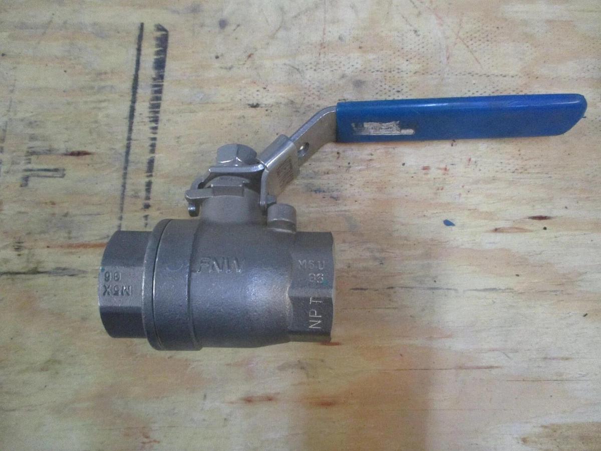 Used FNW 1" STAINLESS BALL VALVE (LOT OF 11) #1201041J NEW
