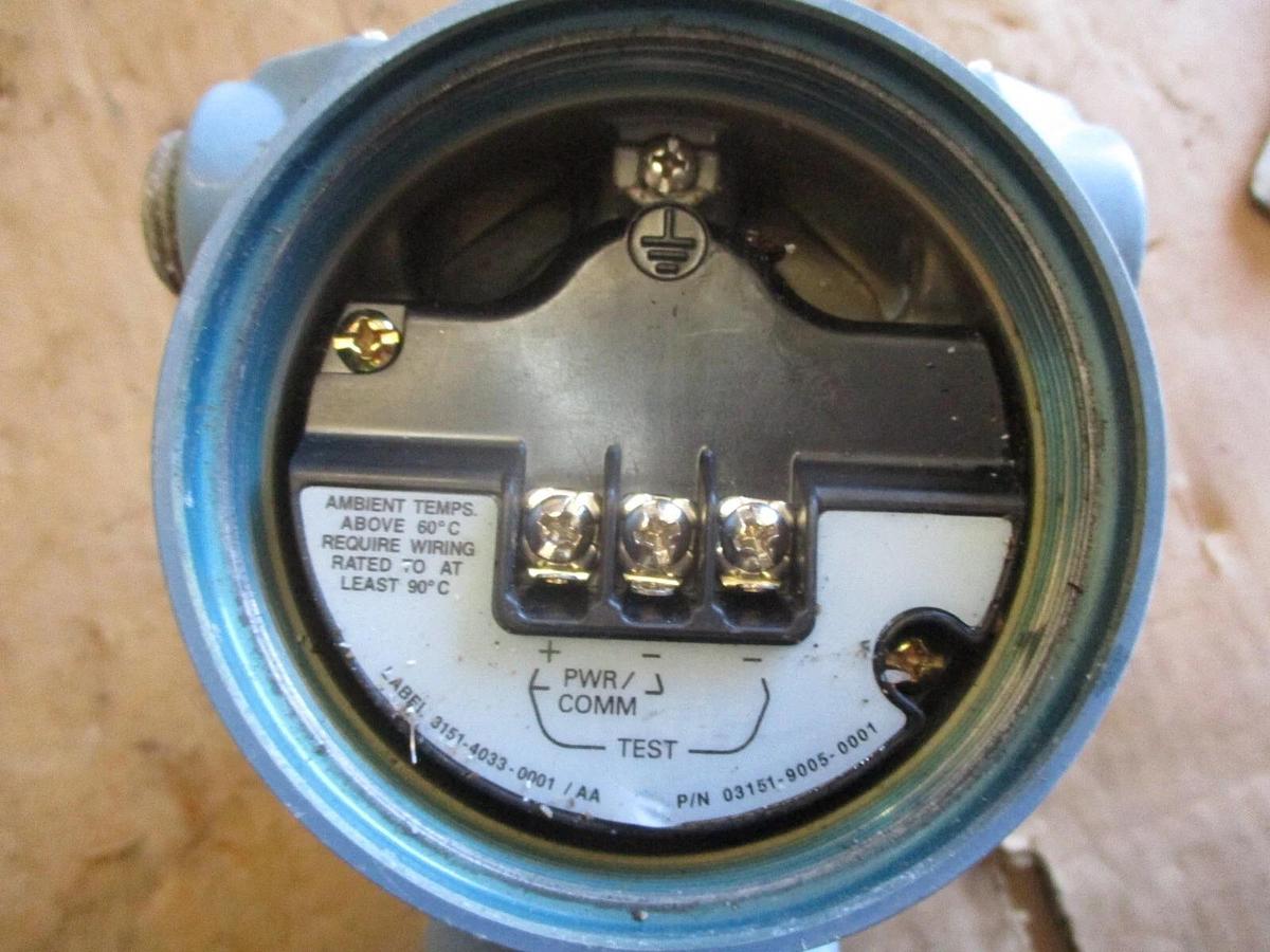 Used ROSEMOUNT 3051 PRESSURE TRANSMITTER, #971147J USED