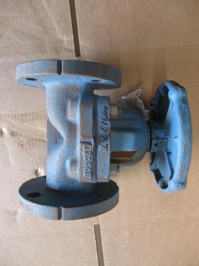 Used DOW 2" LINED STEEL DIAPHRAGM VALVE, #49137J NEW