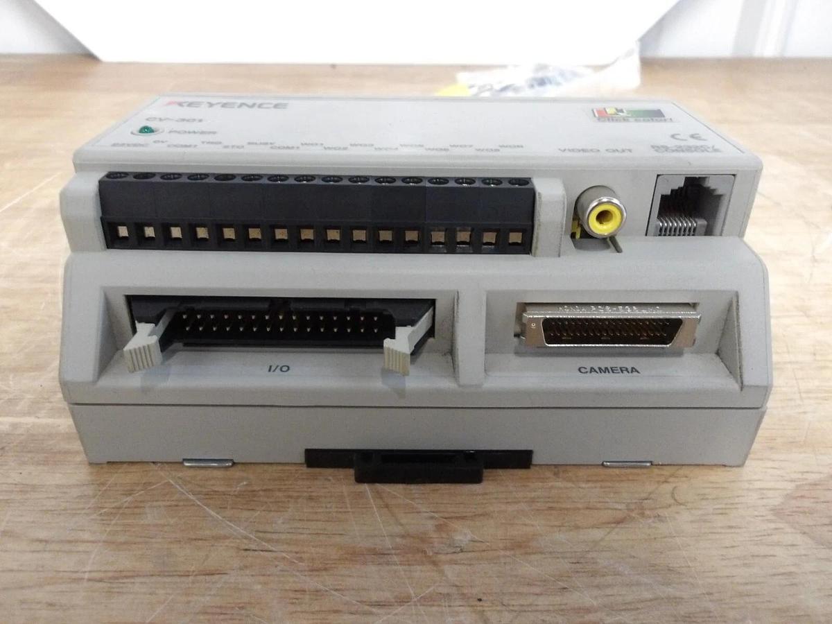 Used KEYENCE CV-301 CONTROL UNIT, #3131113G NEW
