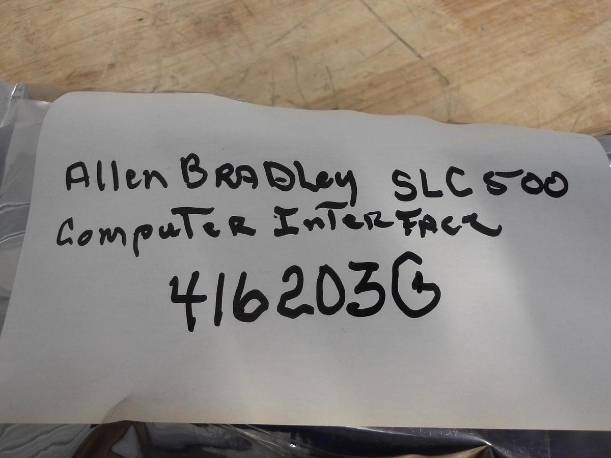 Used ALLEN BRADLEY SLC500-1747-PIC PERSONAL COMPUTER INTERFACE, #416203G NEW