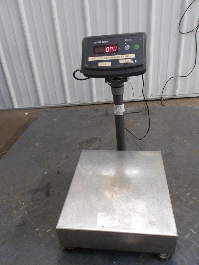Used METTLER TOLEDO XPRESS DIGITAL SCALE XBL60R-X1D, #812230G USED