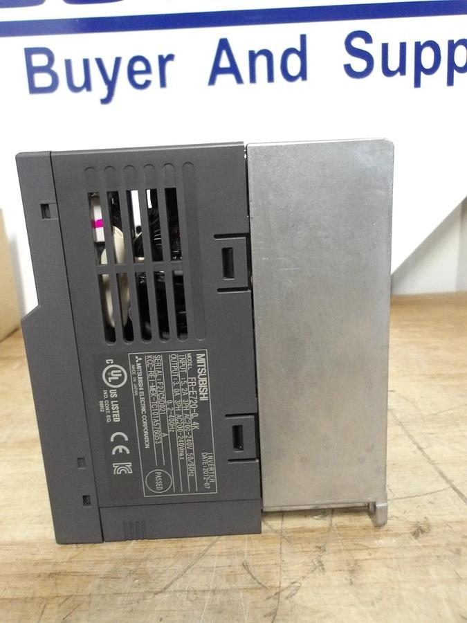 MITSUBISHI FREQROL E700 COMPACT SIZE INVERTER FR-E720-0.4K, #430322G NIB