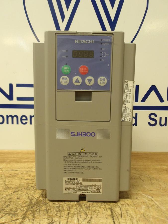 Used HITACHI SJH300-8LF DRIVE 5.5/7.5 HP, #313947G PARTS ONLY