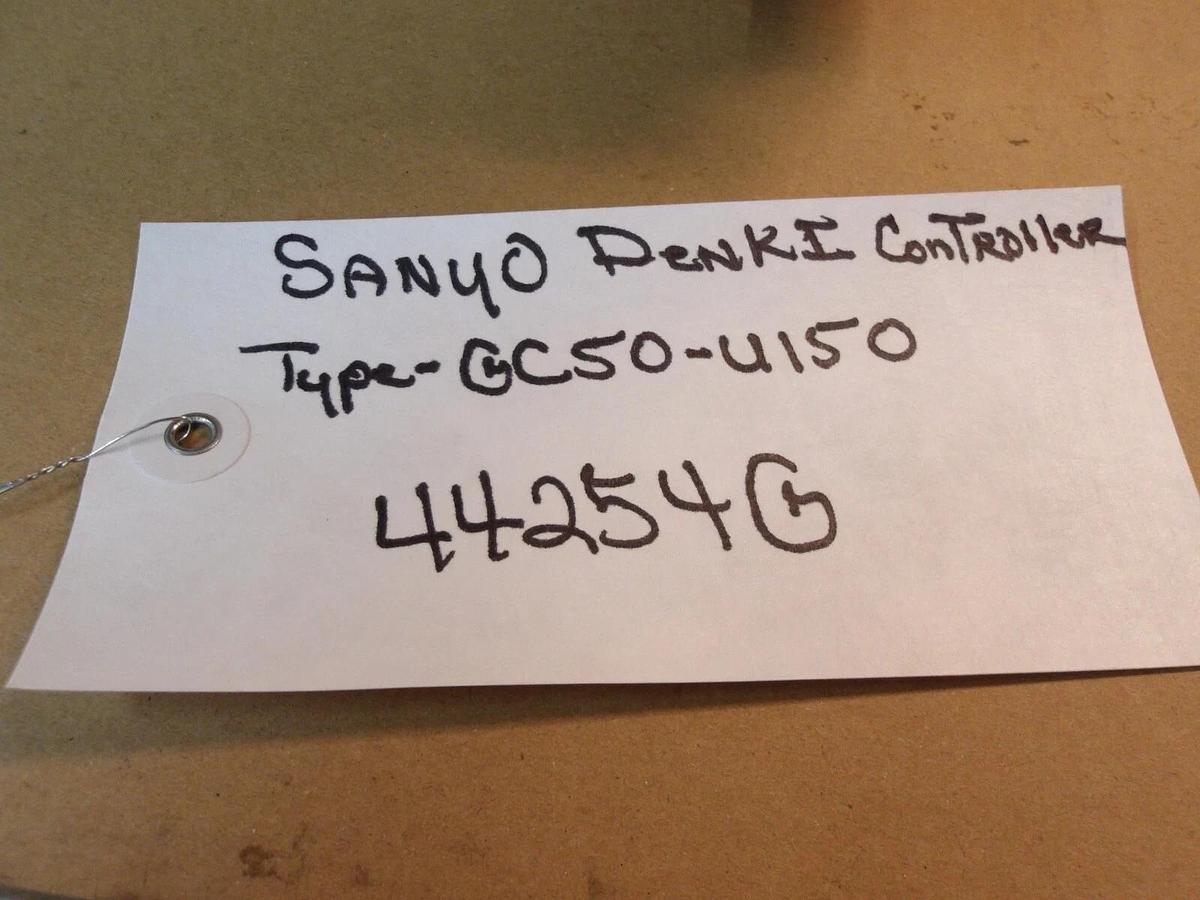 Used SANYO DENKI GC50UU150 SERVO CONTROLLER, #44254G USED