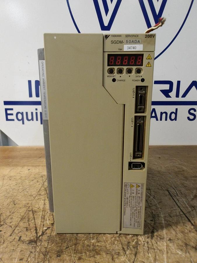 Used YASKAWA SGDM-50ADA SERVO PACK, #1222147G USED