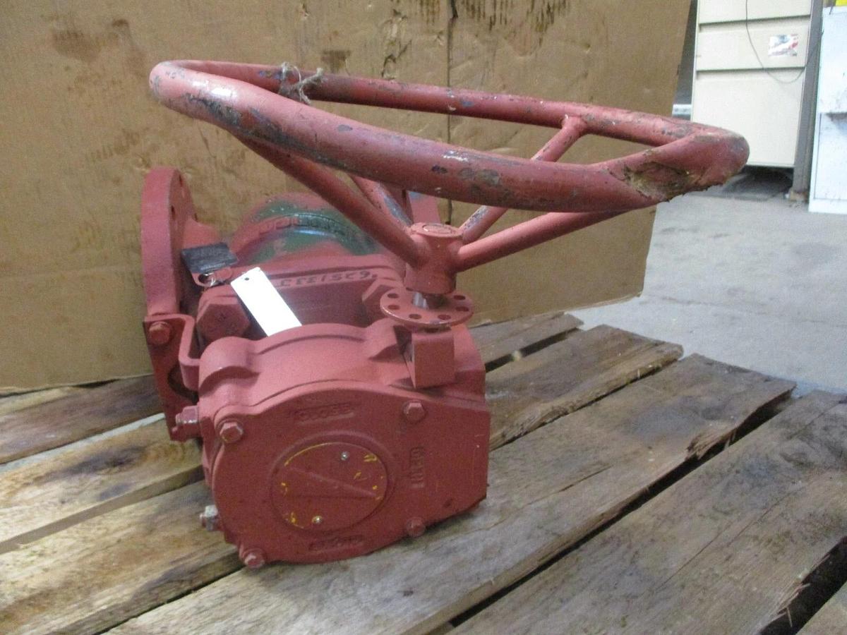 Used DURCO 6" STEEL PLUG VALVE, #625133J NEW