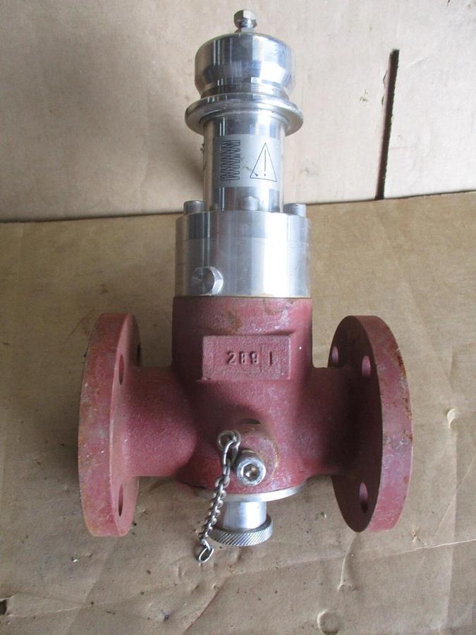 Used PRISEMASSON / BIAR SA 1-1/2" LINDED IRON SAMPLING VALVE CH-1948, #9141226J NEW