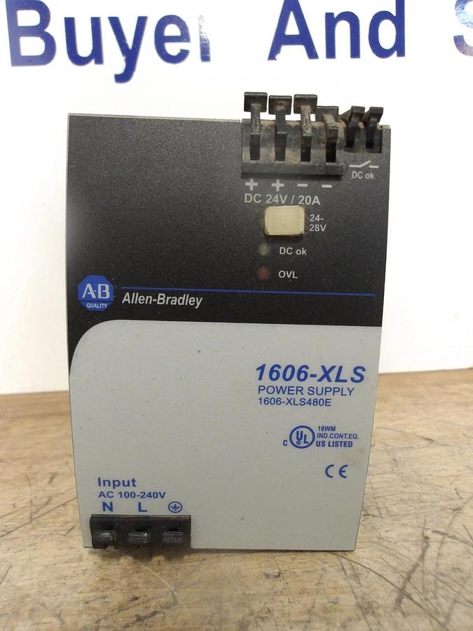 Used ALLEN BRADLEY 1606-XLS480E POWER SUPPLY, #930236G USED