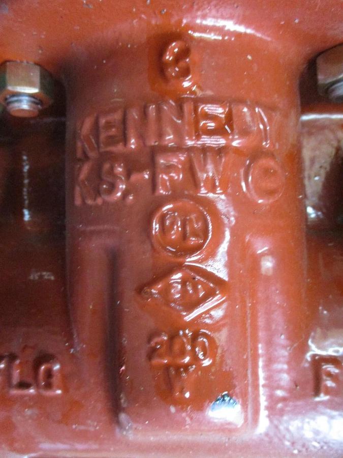 Used KENNEDY 3" FIRE MAIN GATE VALVE, #617212J NEW