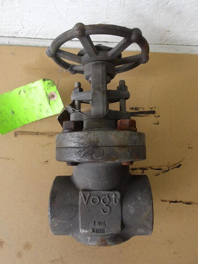 Used VOGT 2" FORGED STEEL GATE VALVE SW12111, #619935G NEW