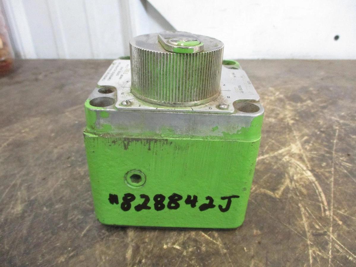 Used RACINE 97715 CONTROL VALVE FF2-AHSJ-02L 01, #828842J USED