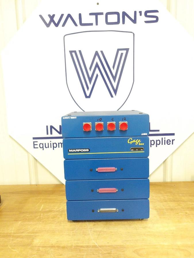 Used MARPOSS 866KABCDHO ACQUISITION SYSTEM GAGE BOX, #415930G USED