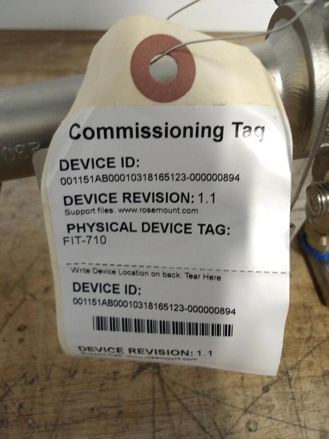 ROSEMOUNT 3051 FLOW METER 3" S/S, #92208G NIB
