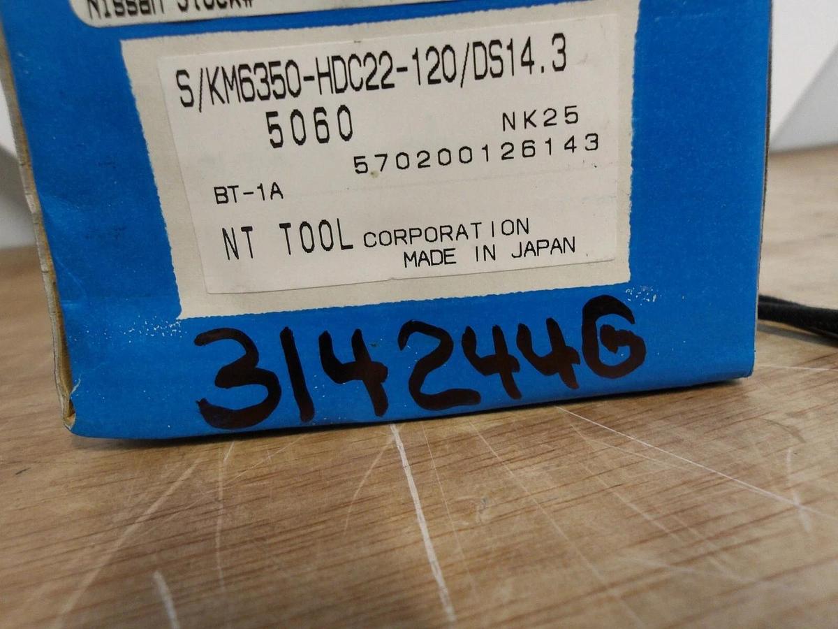 NT S/KM6350-HDC22 MACHINE TOOL HOLDER, #314244G NIB