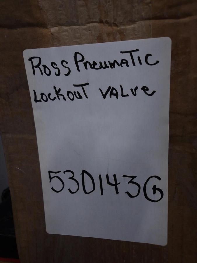 ROSS 278EA7006 PNEUMATIC LOCKOUT VALVE 1-1/4", #530143G NIB