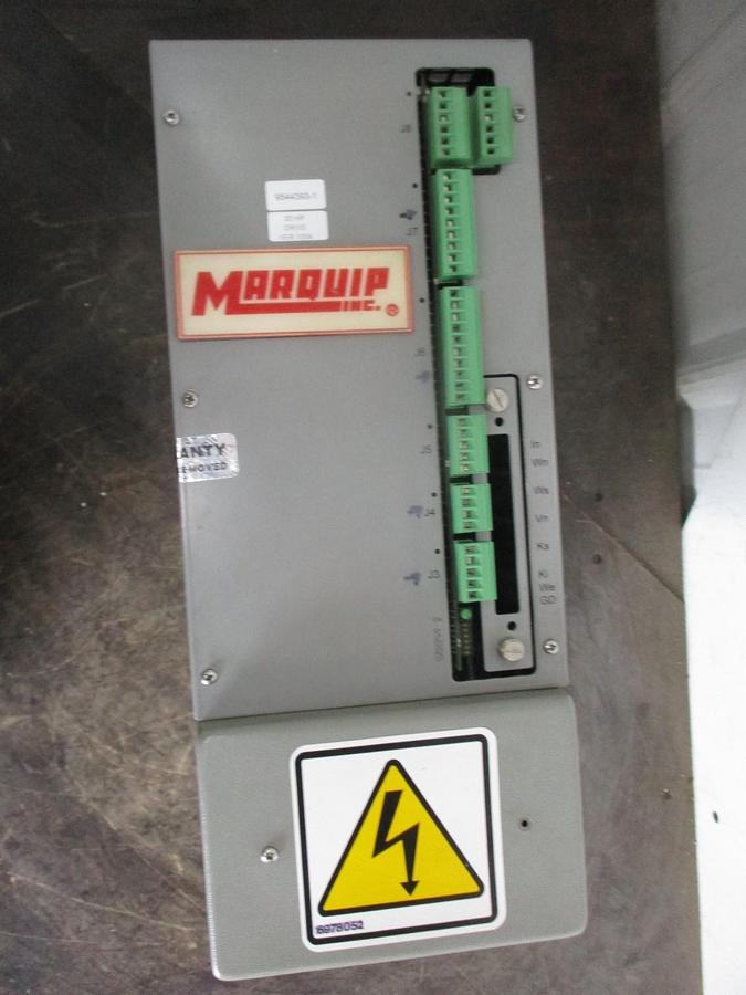 Used MARQUIP 20 HP SERVO DRIVE UNIT 9544393-1, #35849J USED