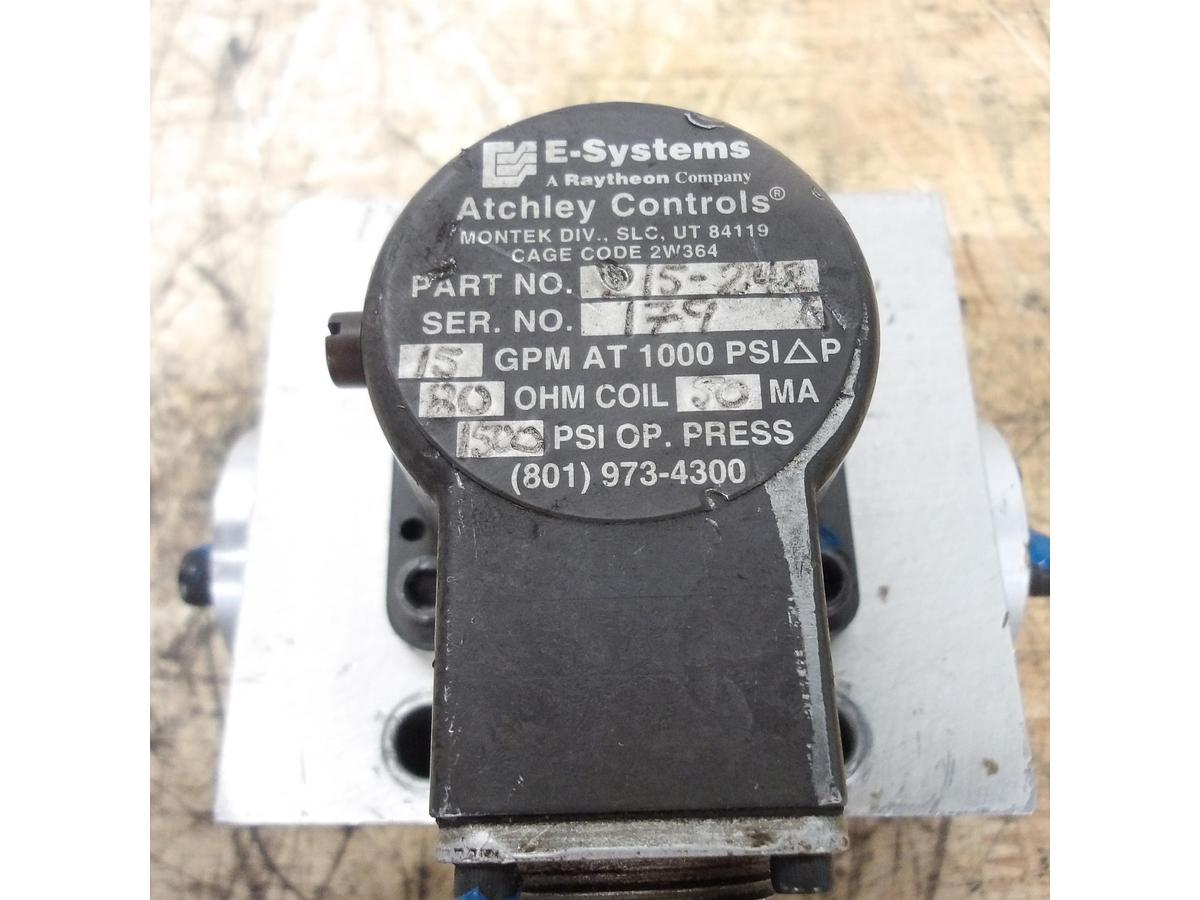 Used ATCHLEY 215-242 SERVO VALVE, #8311044G USED