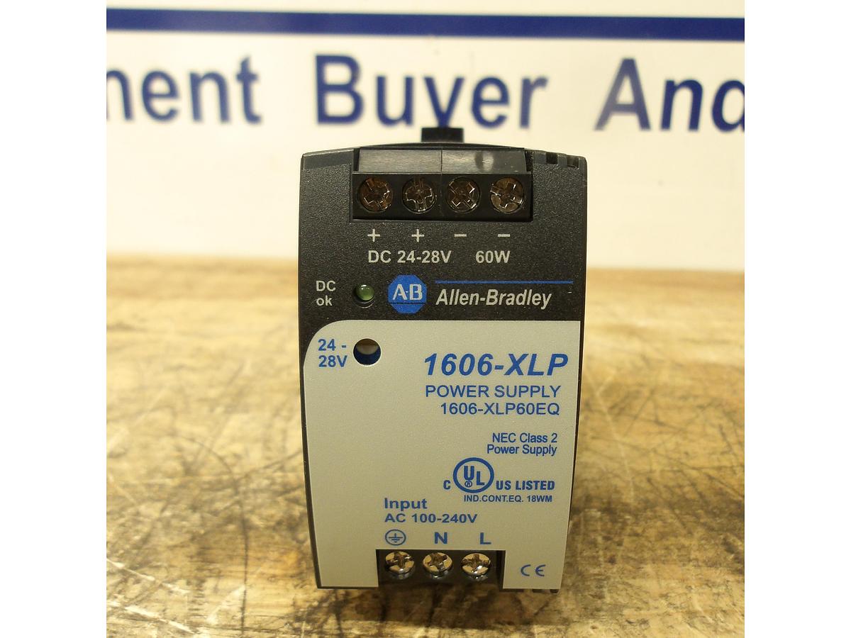 Used ALLEN BRADLEY 1606-XLP60EQ DC POWER SUPPLY