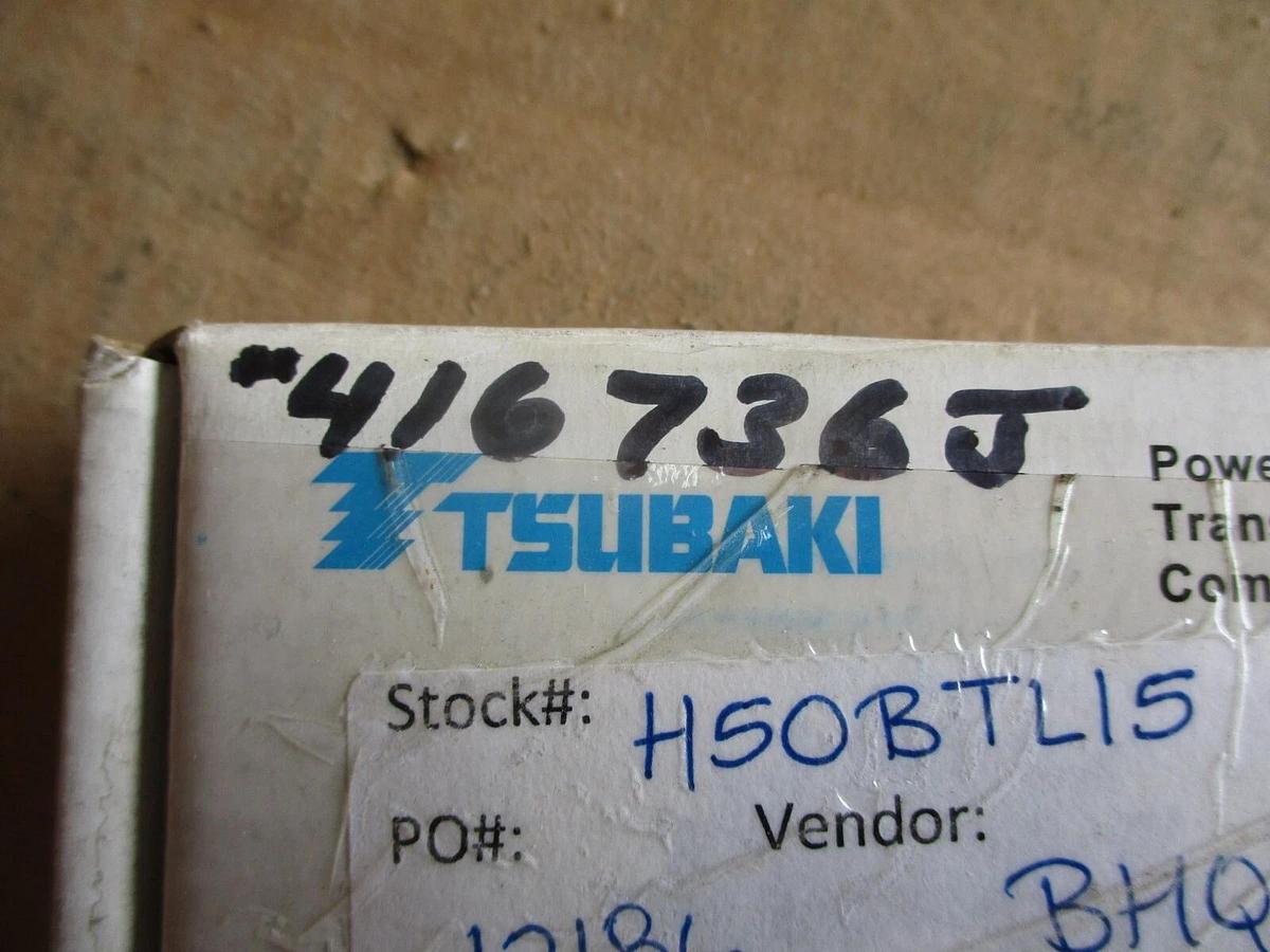 TSUBAKI H50BTL15 ROLLER CHAIN SPROCKET, #416736J NIB