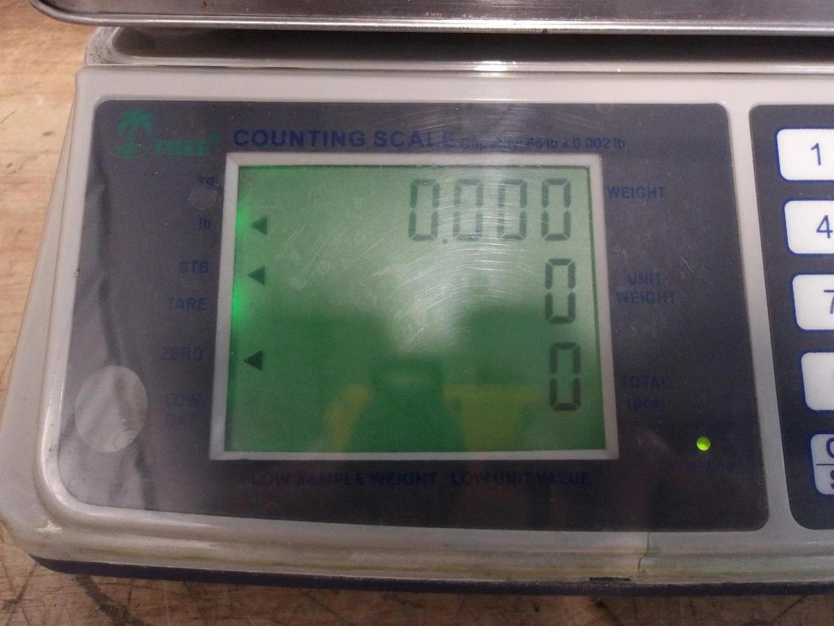 Used TREE COUNTING SCALE MCT-Li PLUS SERIES, 0-33 LBS, #8121021G USED
