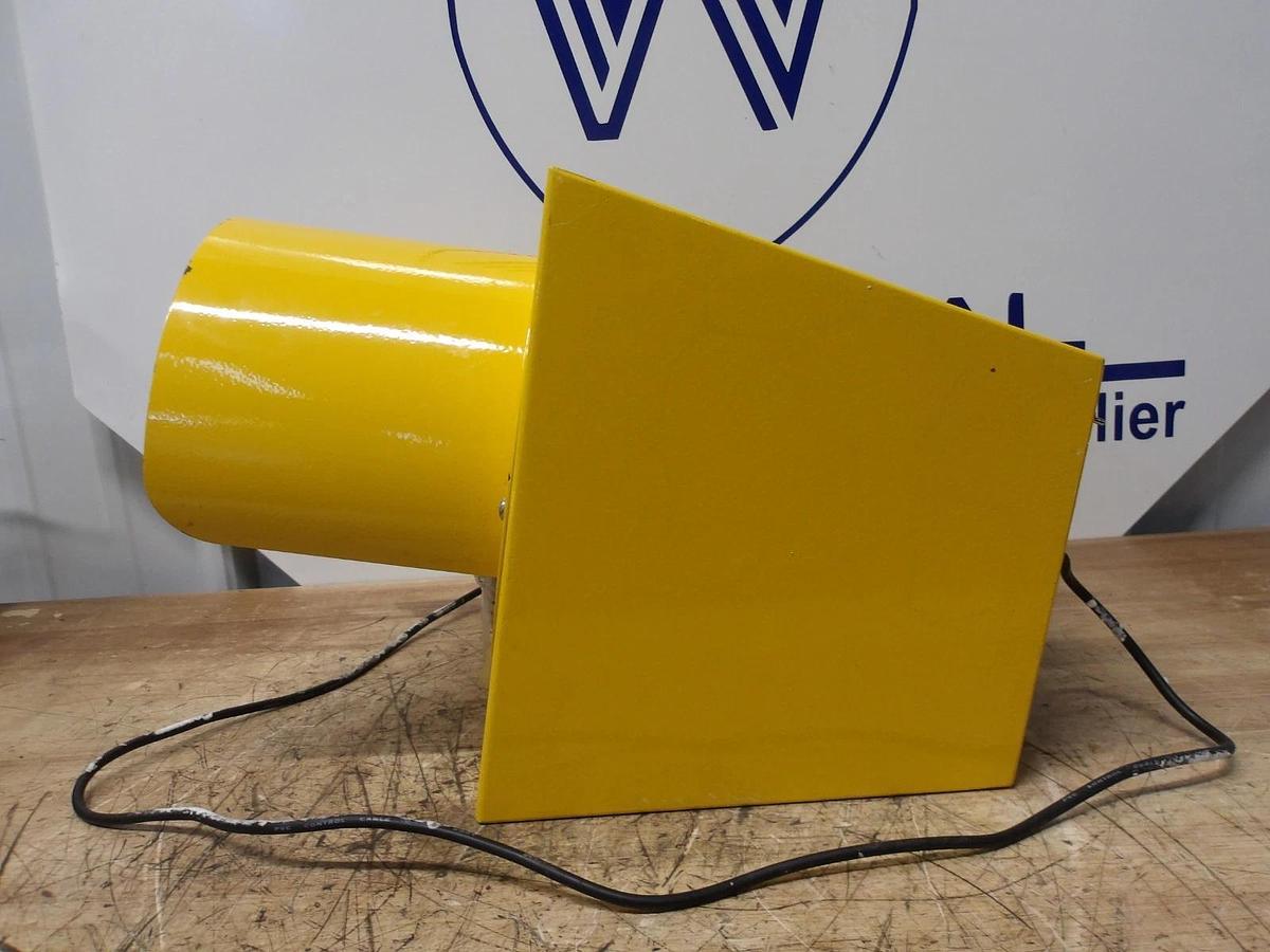 Used LUMASTROBE LX-129-ACV AMBER WARNING LIGHT 8", #39845G NEW