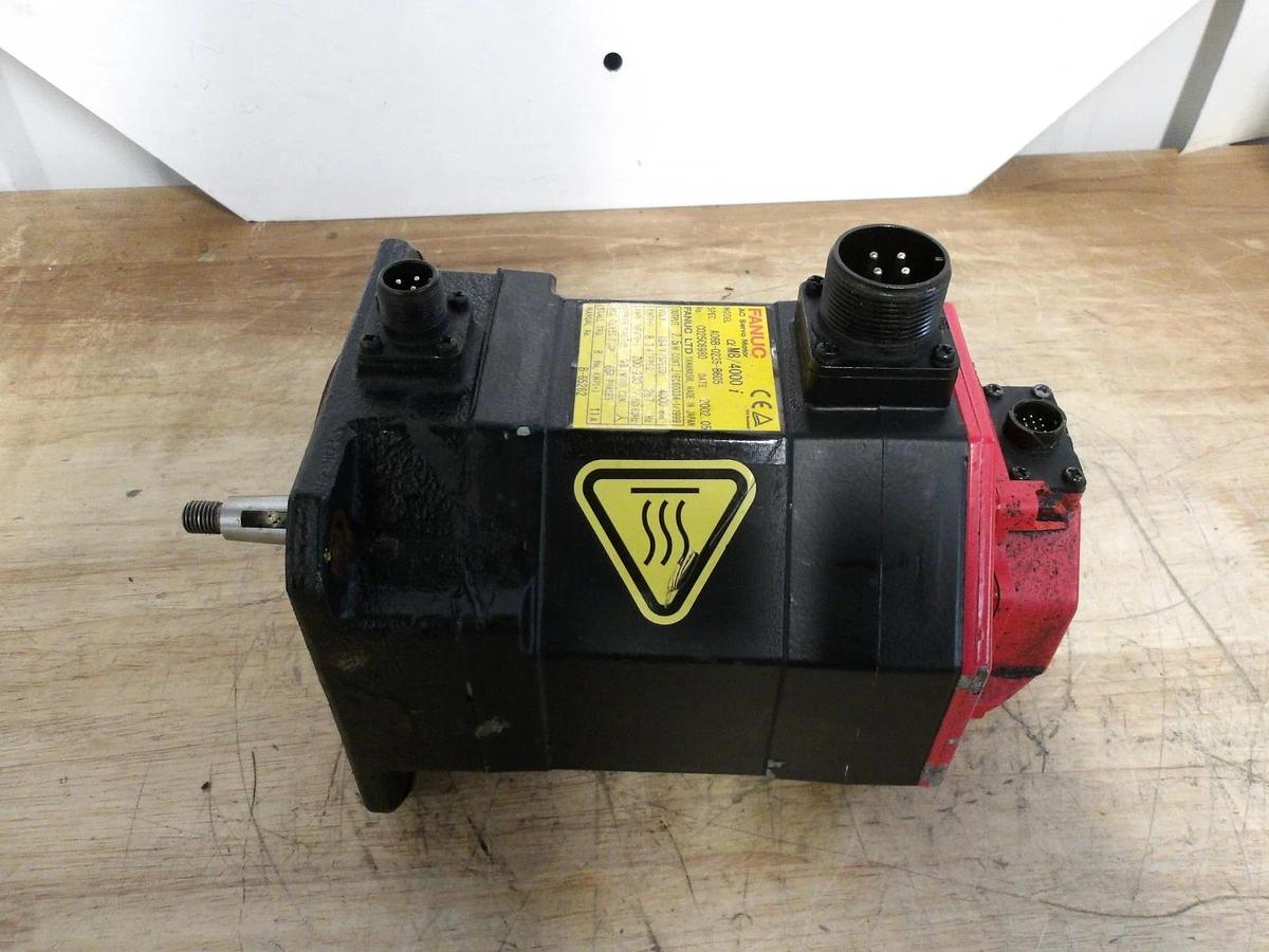 Used FANUC A06B-0235-B605 AC SERVO MOTOR, 4000 RPM, #617120G USED