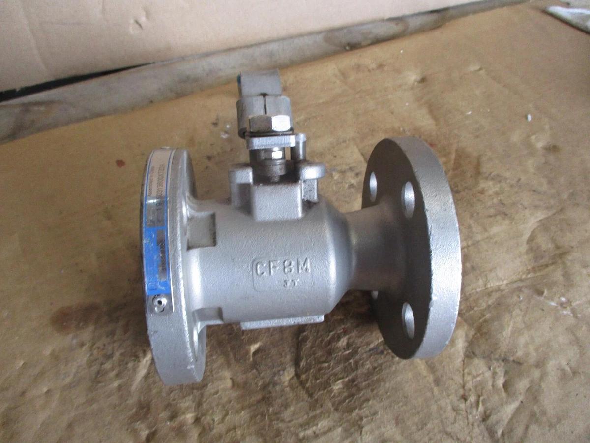 Used JAMESBURY 1" STAINLESS BALL VALVE, #68946J NEW