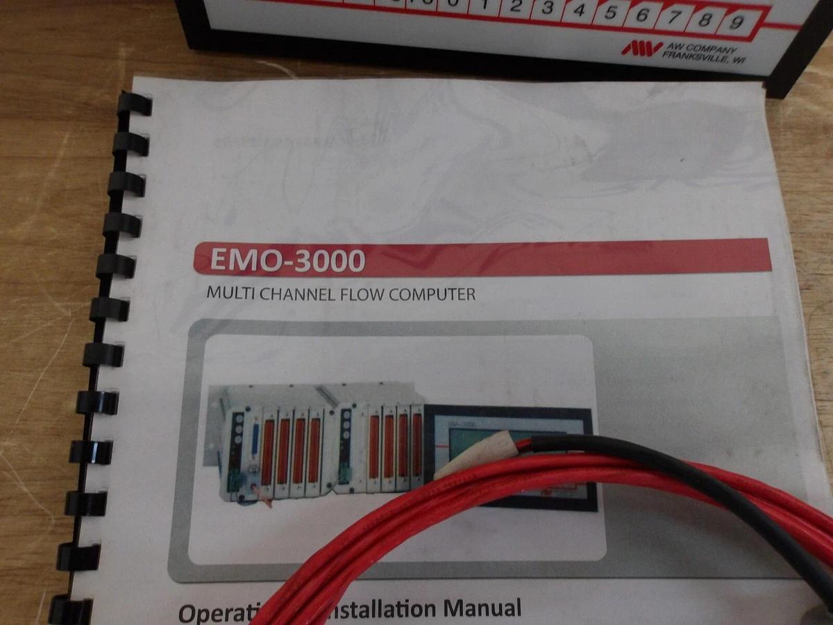 Used AW DM-3000 MULTI CHANNEL FLOW COMPUTER, #313147G NEW