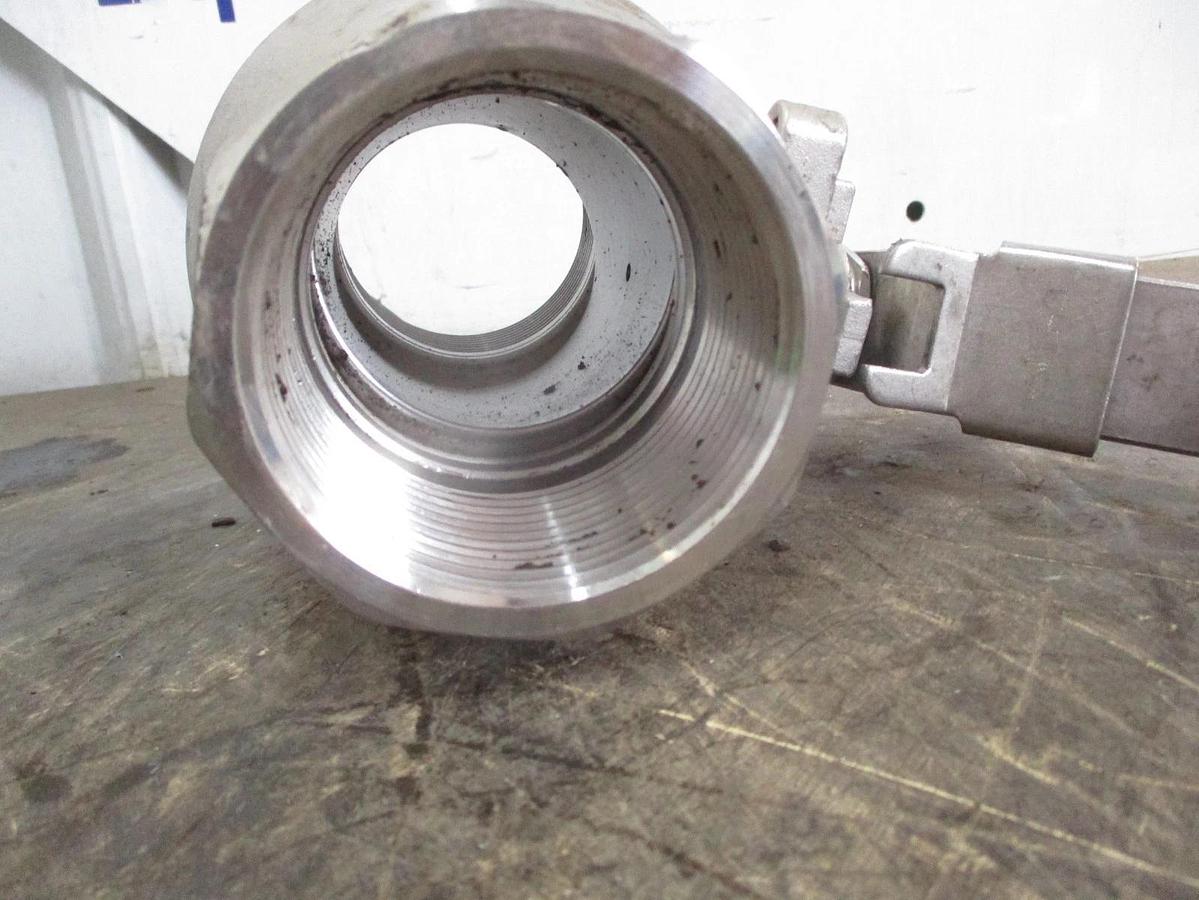 Used FNW 2-1/2" STAINLESS BALL VALVE, #35242J NEW