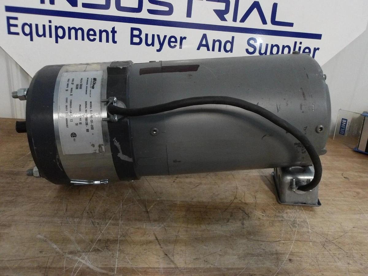 Used ACCO 0.5/0.17 HP HOIST MOTOR W/ BRAKE, FR 56C, 460 V, 1675/550 RPM, #64925G USED