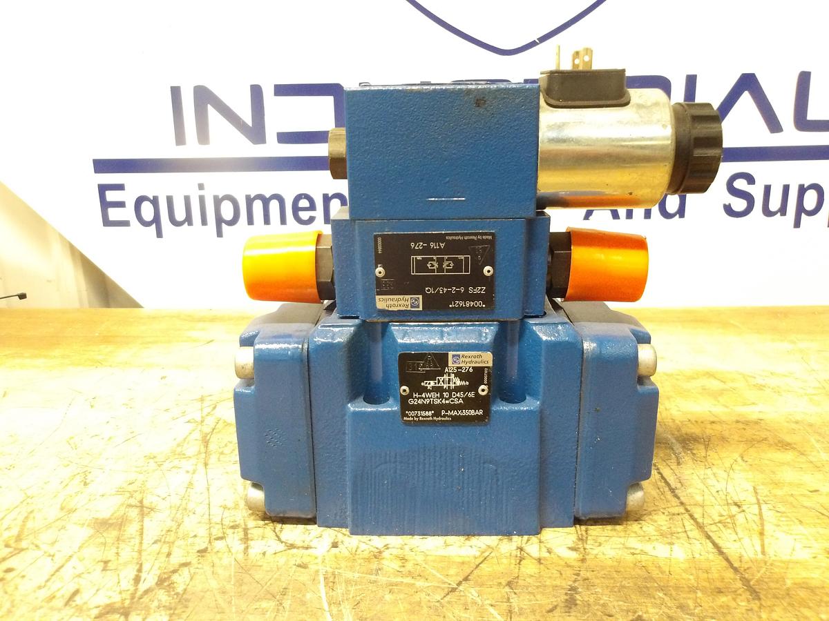 Used REXROTH 4WE-6-D62/EG24N9K4-CSA DIRECTIONAL VALVE