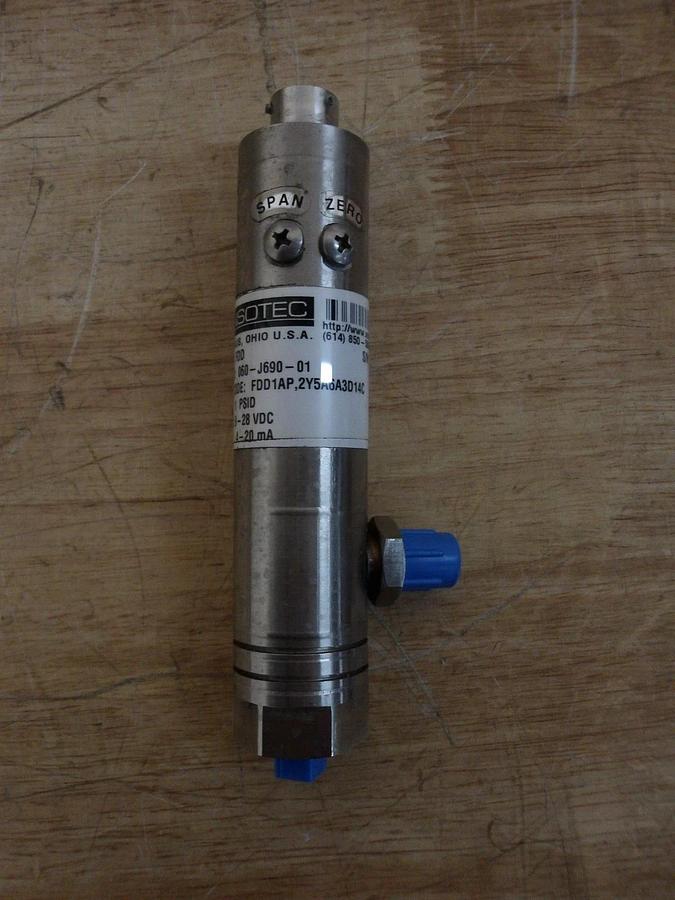 Used HONEYWELL FDD1AP 2Y5A6A3D14C SENSOTEC SENSOR, #320948G NEW