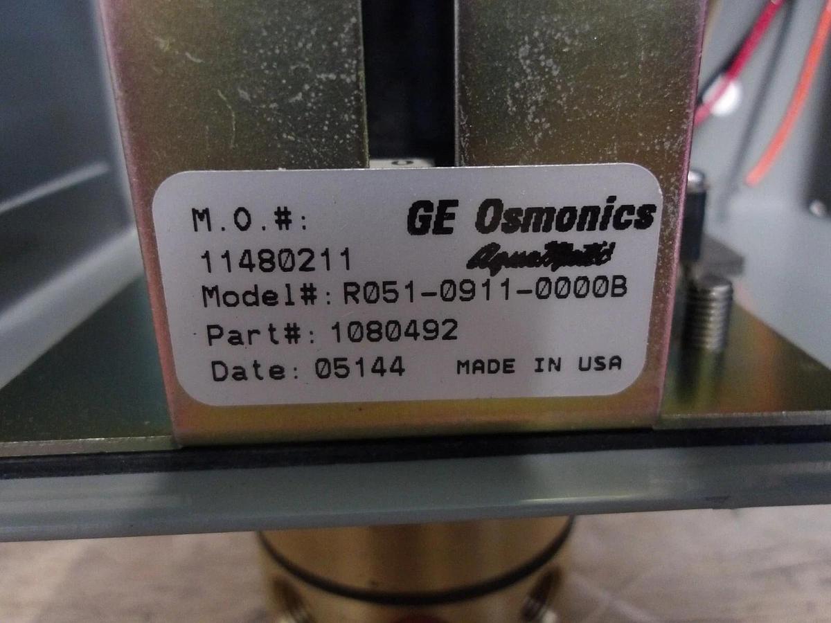 Used GE OSMONICS R051-0911-0000B STAGER VALVE 1/4", #691107G NEW