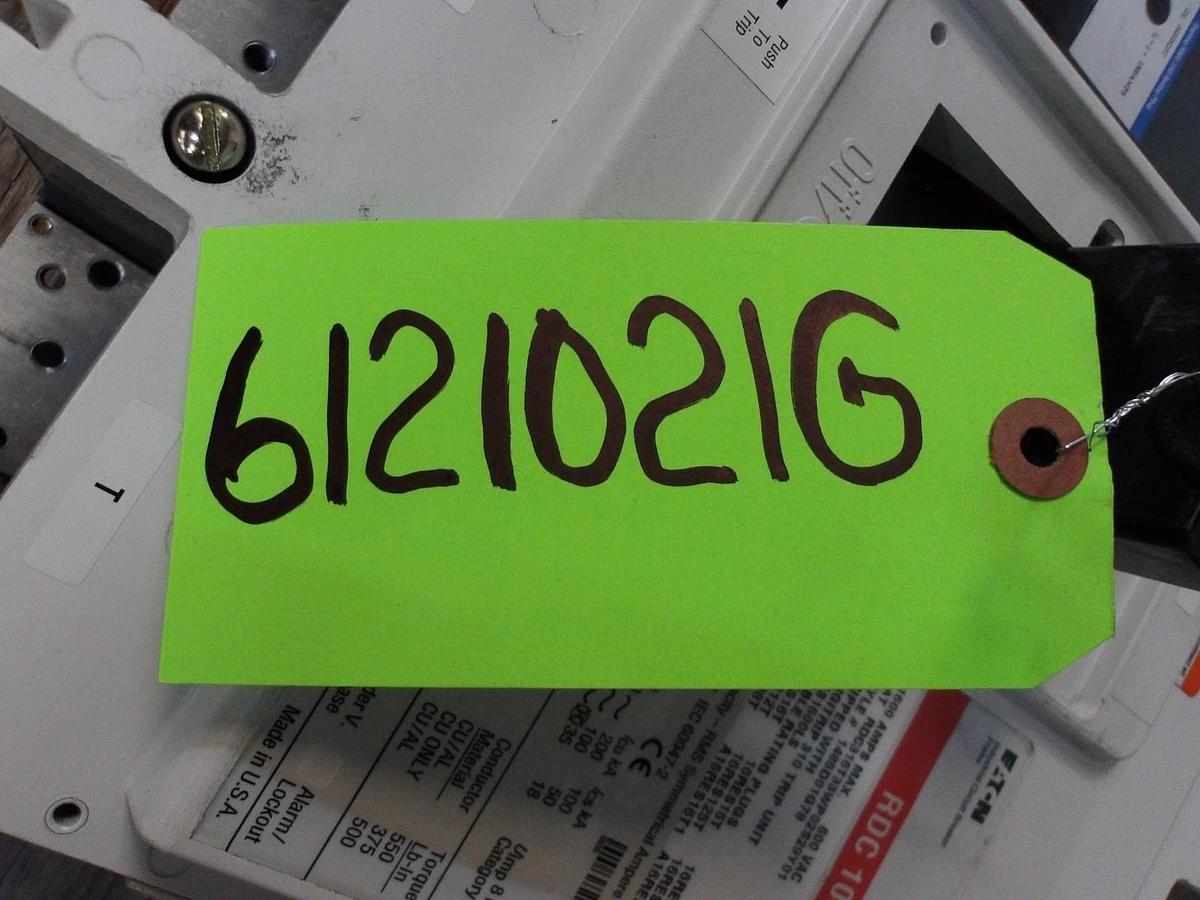Used EATON 1500 AMP CIRCUIT BREAKER RDC316T33WP02S29Y01, #6121021G USED